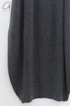 SWAYING 24 Autumn and Winter Wool Velvet Blended Cocoon Long Skirt SW-SW24AW3B13-SHENHUI Dark Gray SW-SW24AW3B11